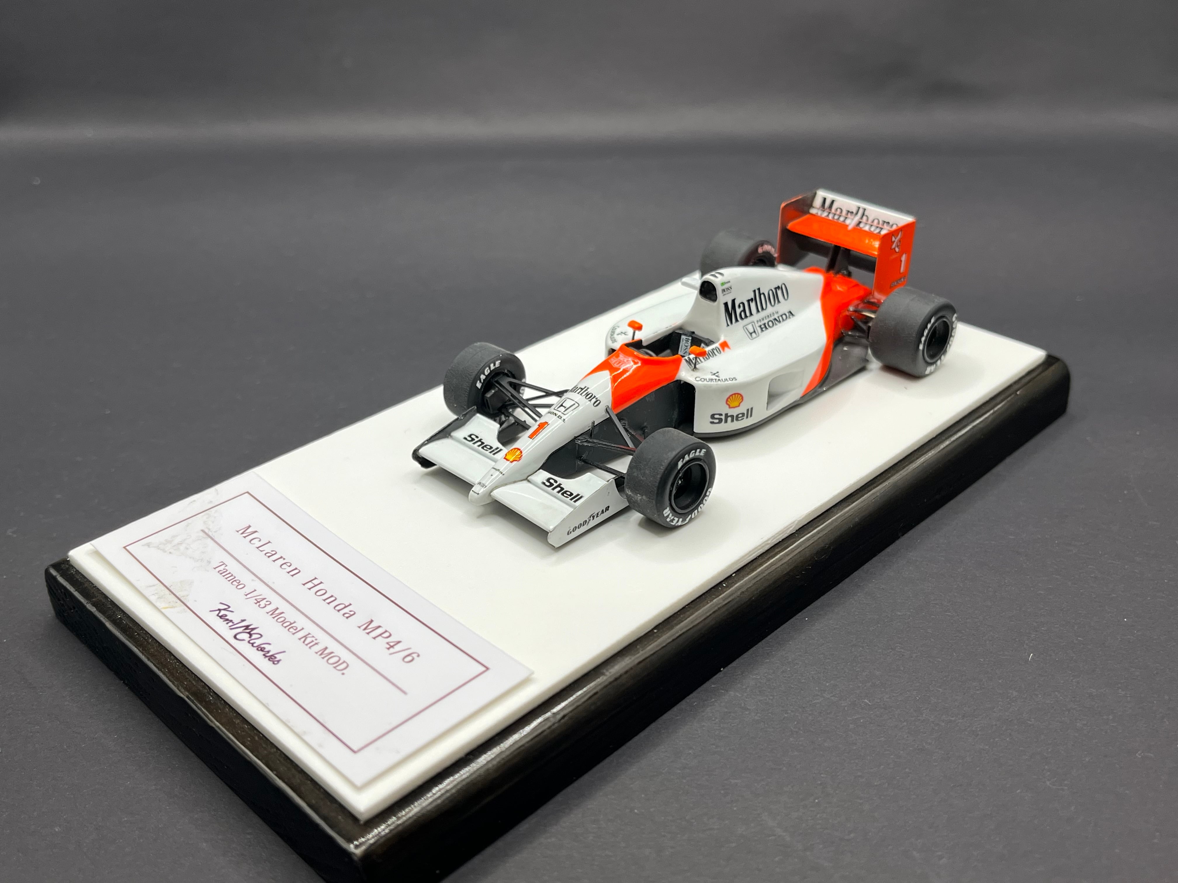 完成品アーカイブ / SOLD OUT】1/43 Tameo マクラーレンホンダ MP4/6