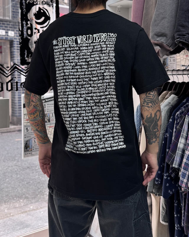 20’s stussy Design Tee “40th Anniversary”【Other Side店】