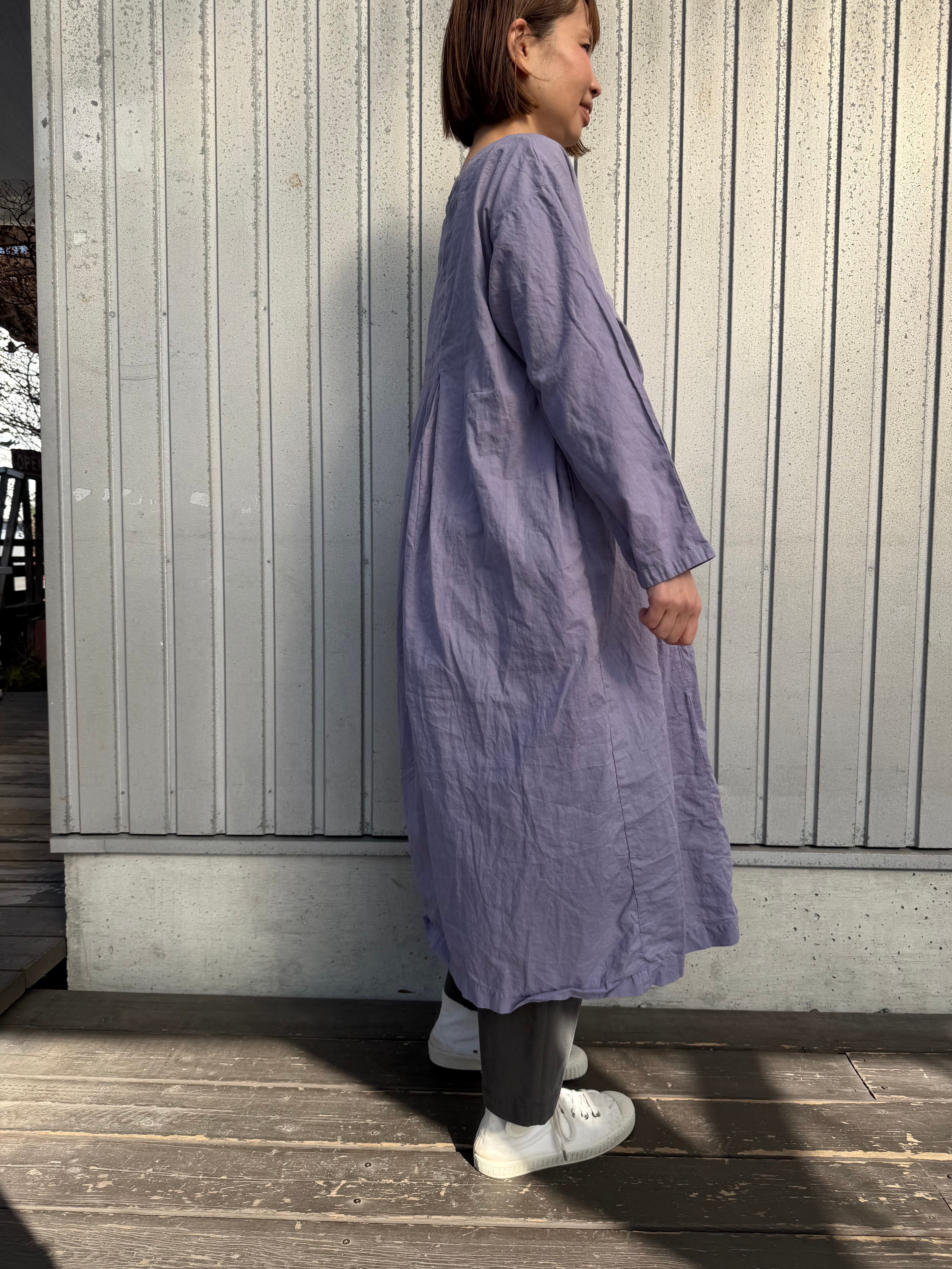 綿麻平織タックワンピース/ tukuroi'26SS/TK211267 | WACKY