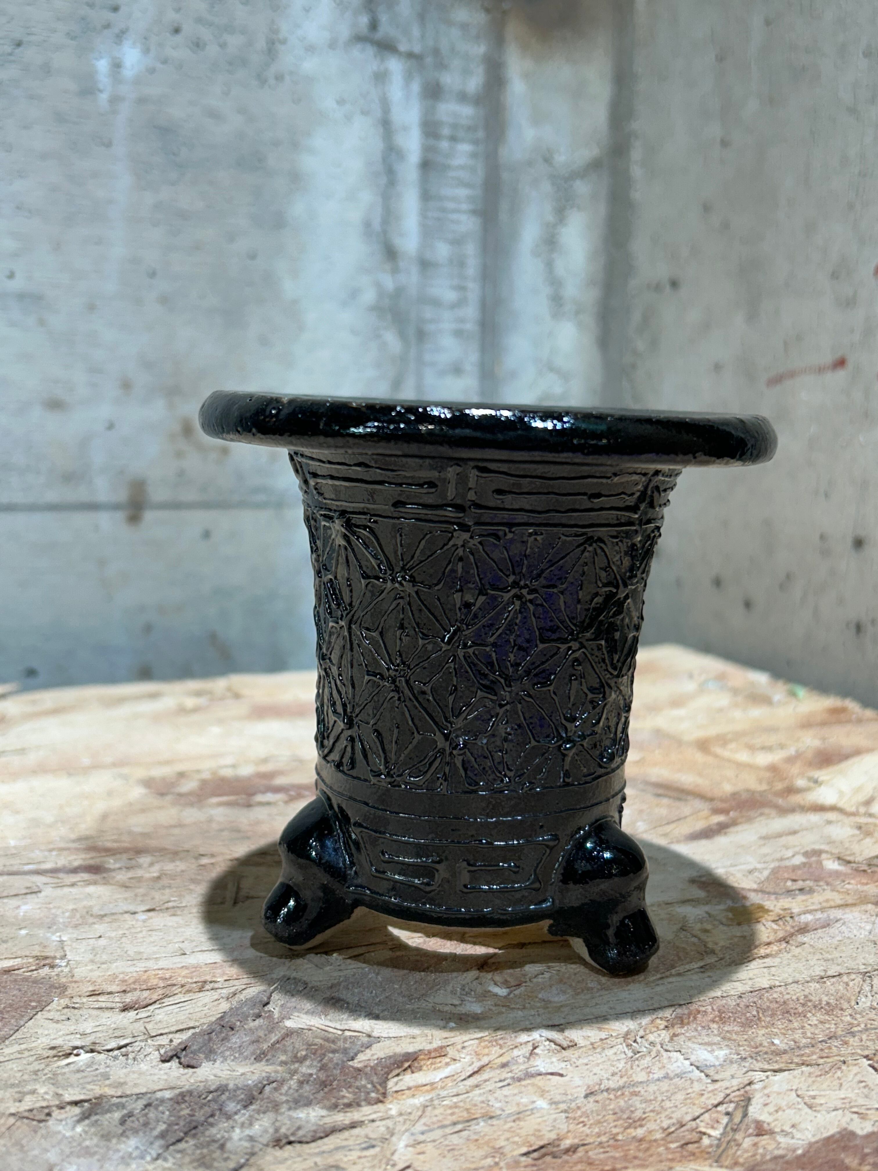 錦鉢Vol7 澤製陶所x MADA 黒鉢 麻 | madaexotic