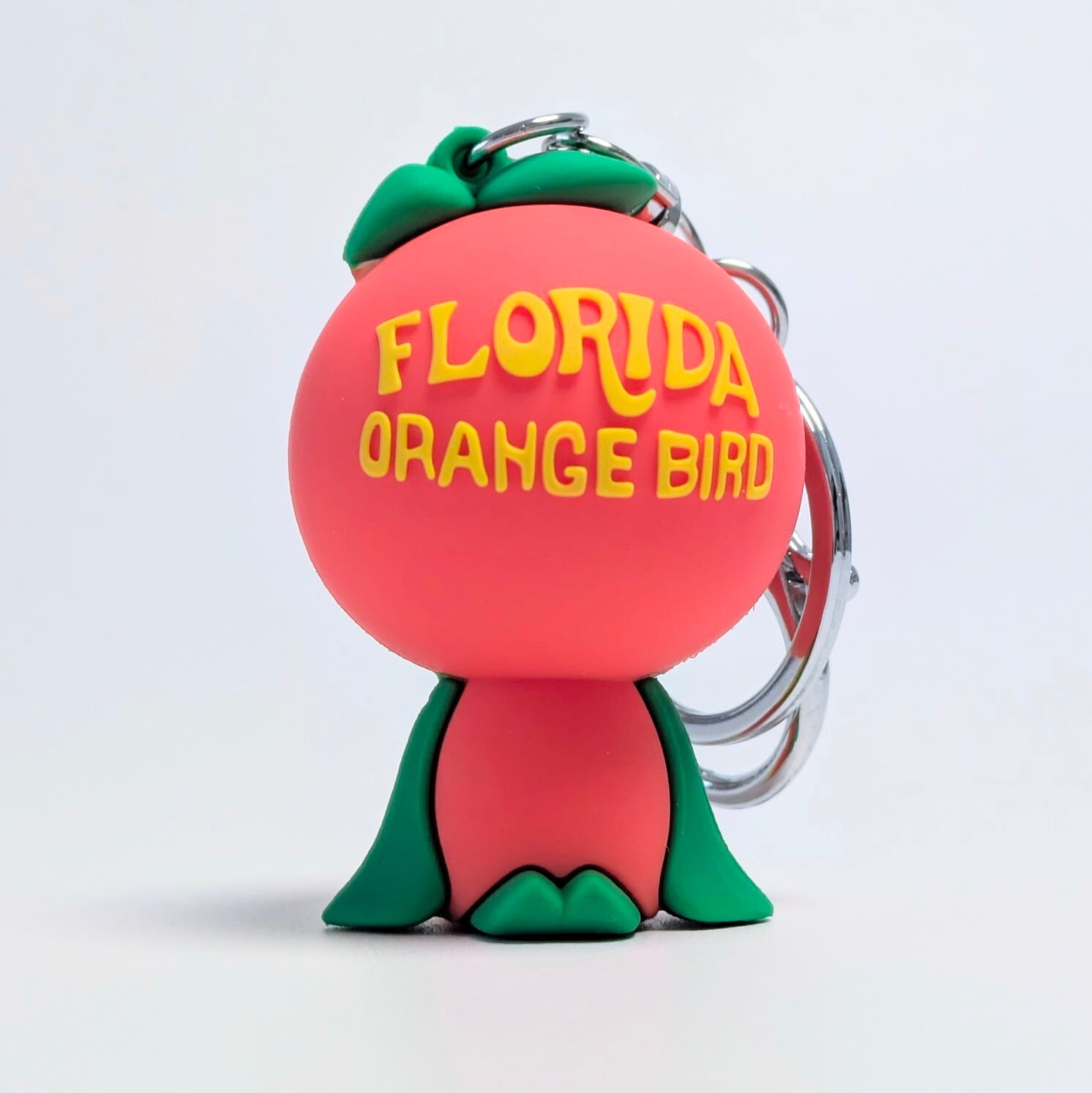 ♧ 【 Orange Bird（ オレンジバード  ） / フロリダ 】 3D Rubber KeyHolder / ラバーキーホルダー / フィギュアキーホルダー〚アメリカン雑貨 アメトイ〛
