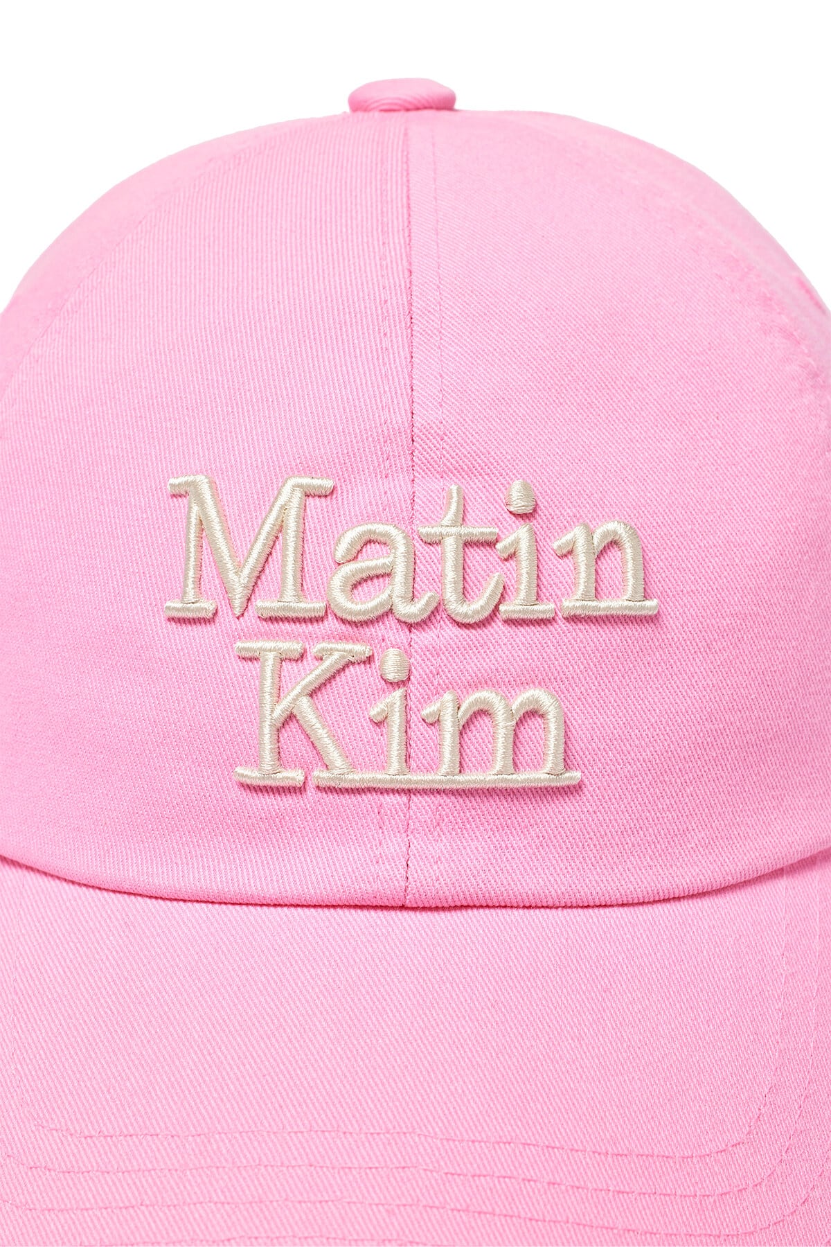 Matin Kim] MATIN VOLUME LOGO BALL CAP IN PINK 正規品 韓国ブランド