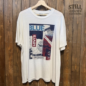 2000's～  LEVI'S LOGO PRINT T-SHIRT 【サイズ表記 L】 /　00年代～ リーバイス ロゴ プリント Tシャツ 【着画有り】