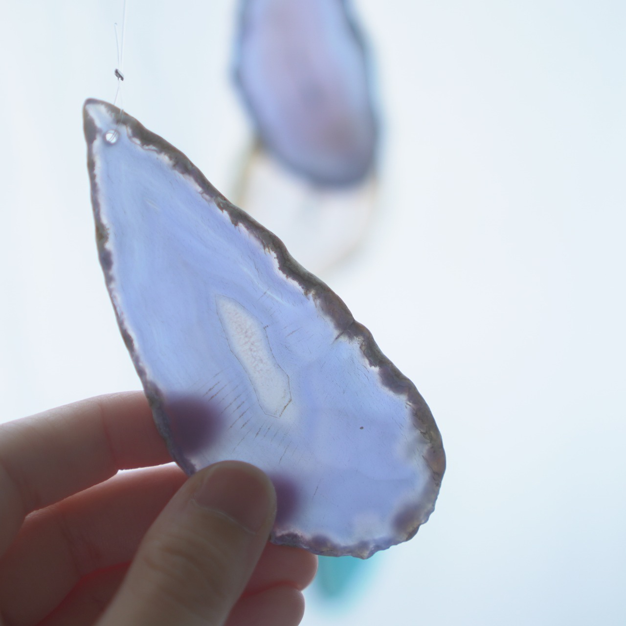 Snowmelt Water - アゲートヒーリングチャイム / Agate Sun Catcher Wind Chime 011