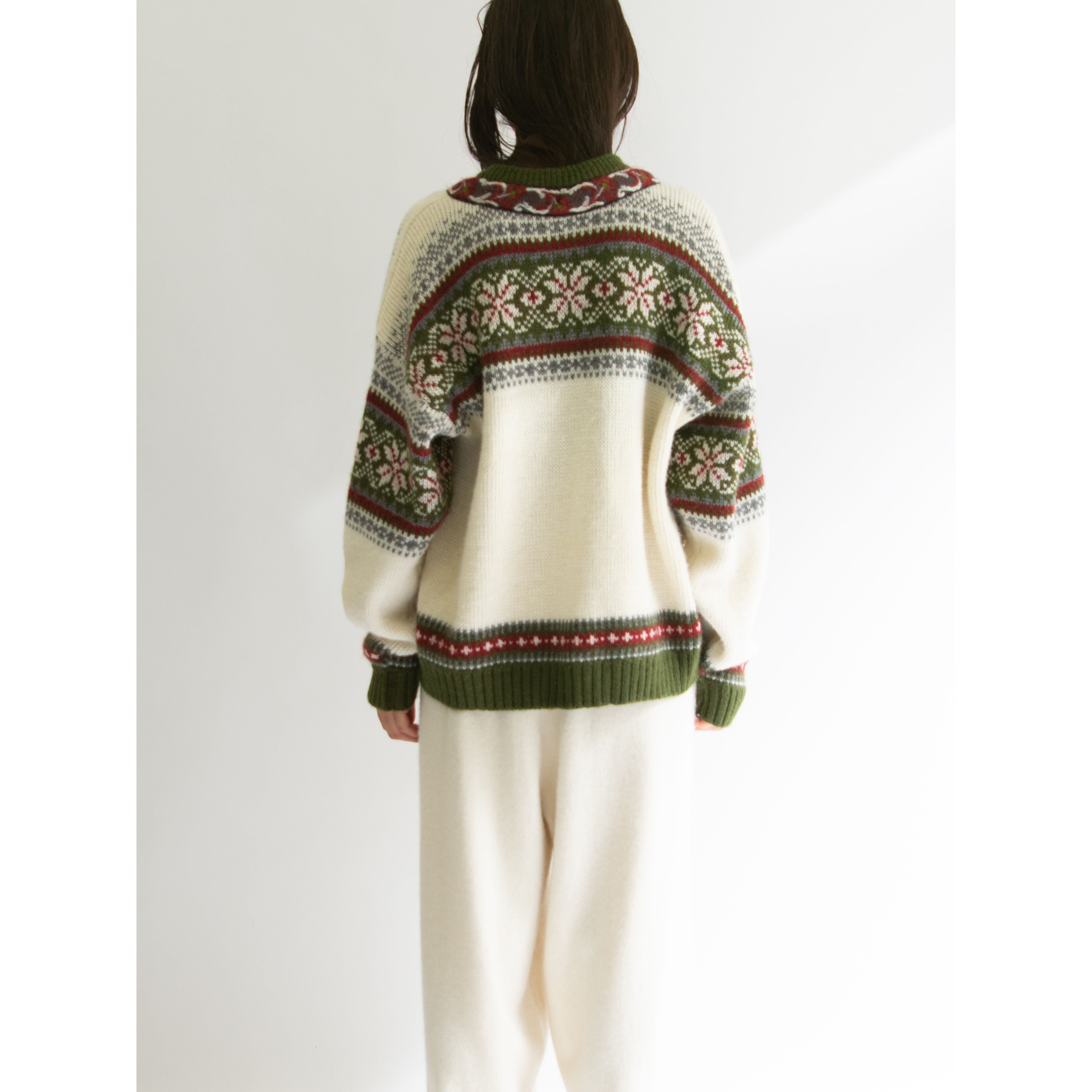 Nordstrikk】Made in Norway 100% Wool Nordic Cardigan（ノードスト