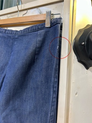 60's  denim short pants