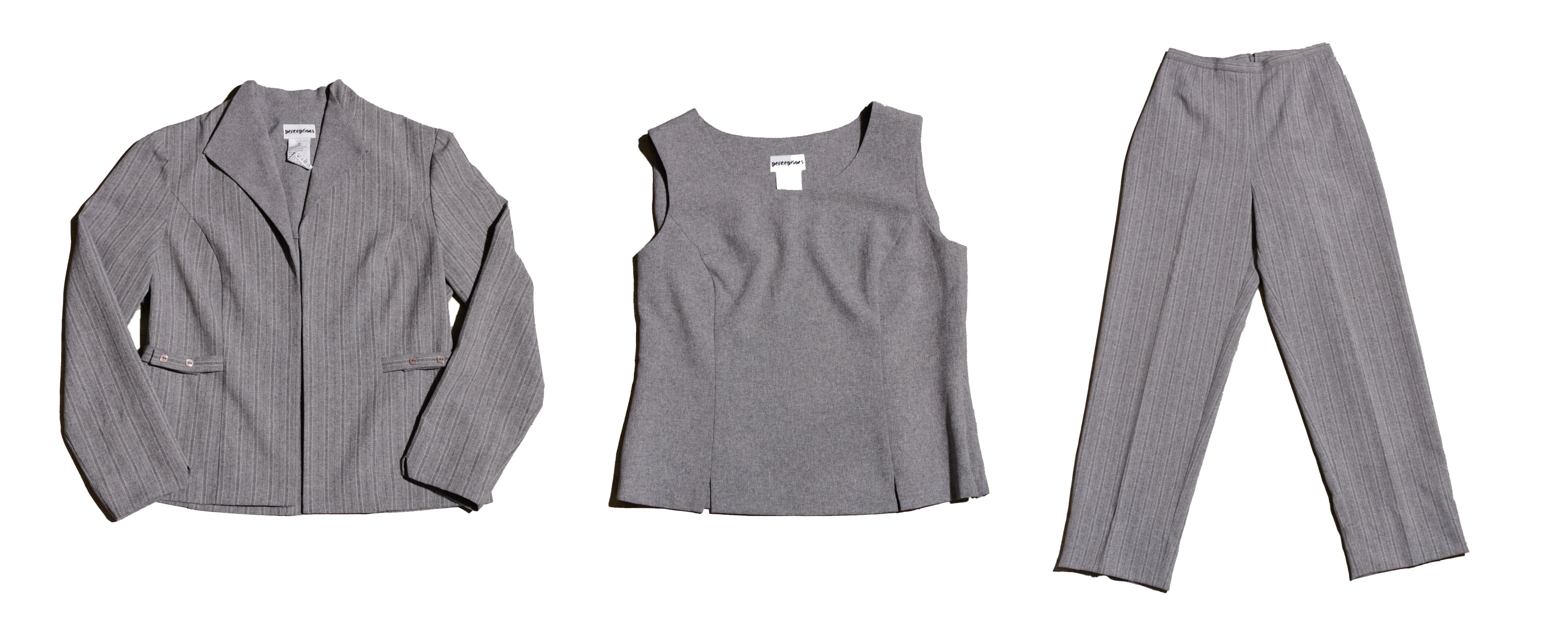 Stripe Gray3PieceSetUp