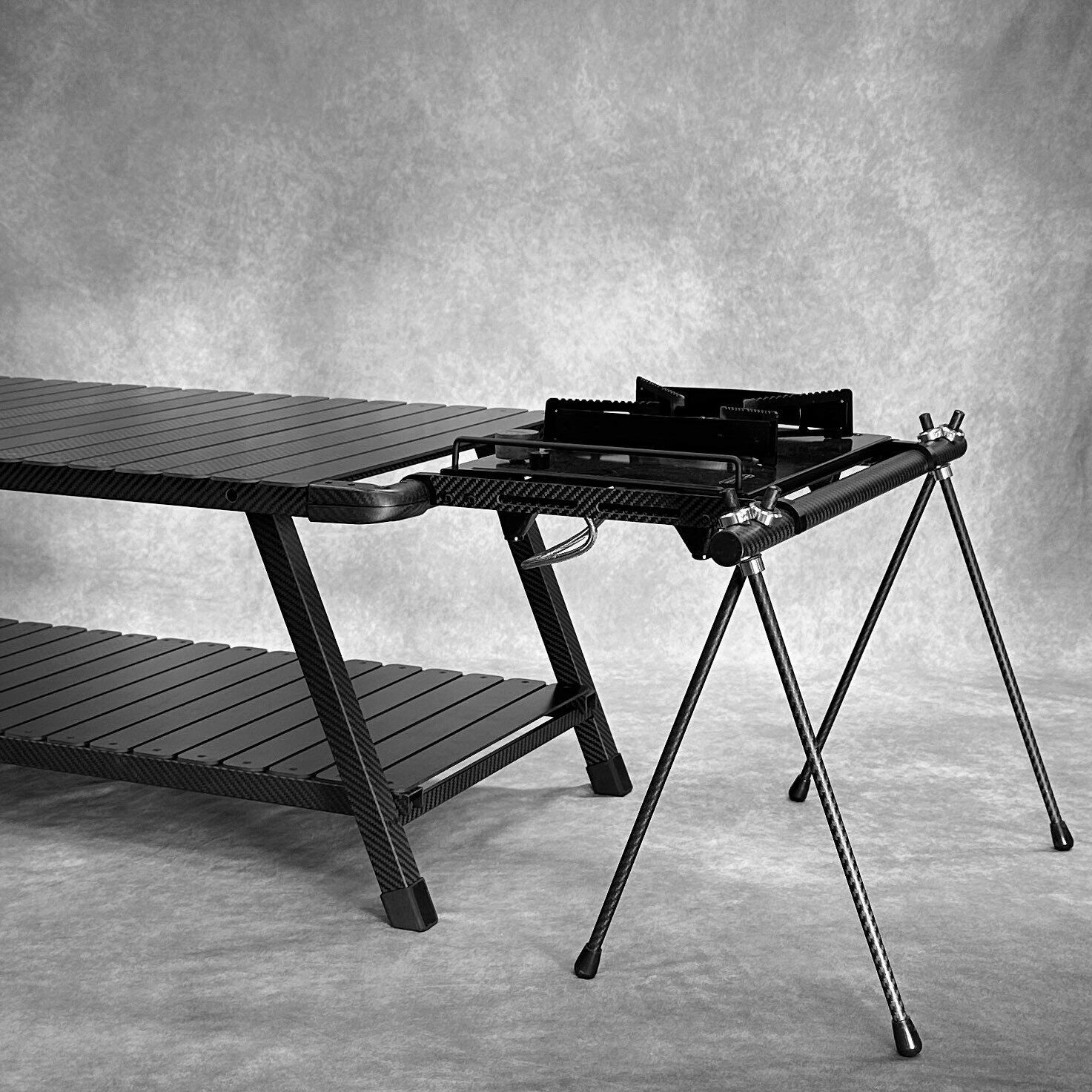 Carbon Long table | BLACK BONE