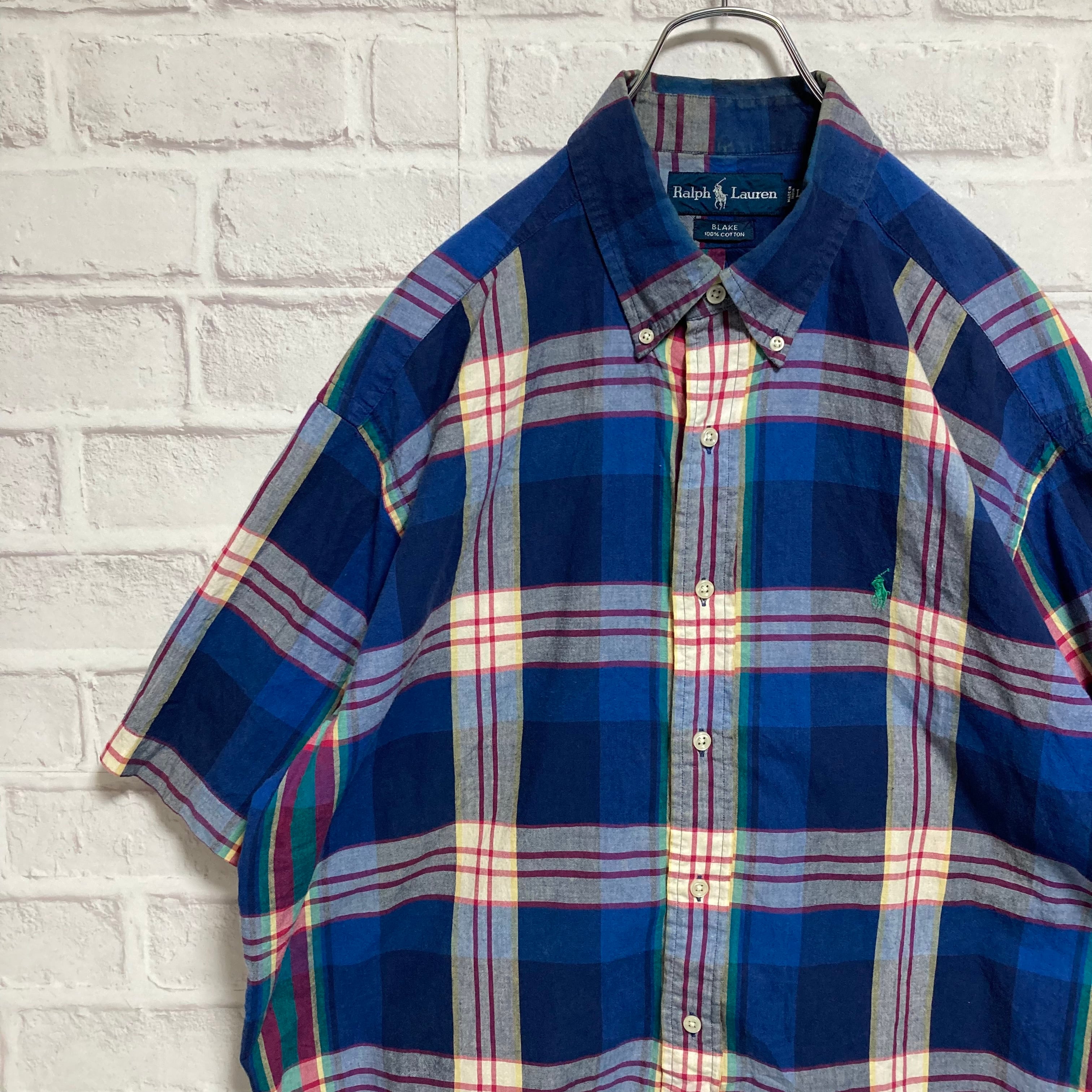 【Ralph Lauren】S/S Check BD Shirt L “BLAKE” ラルフローレン ...