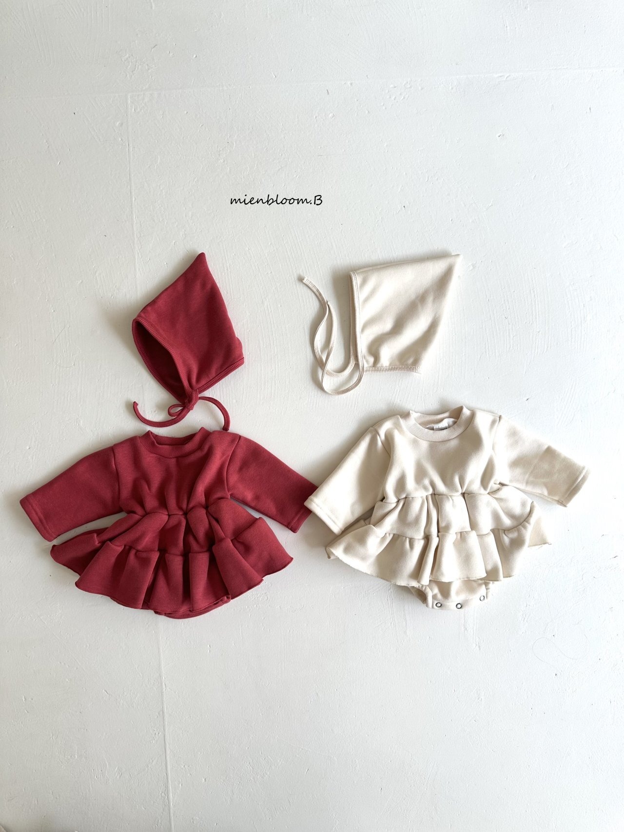 mien bloom B［取寄］chacha suit (bonnet set) 26winter