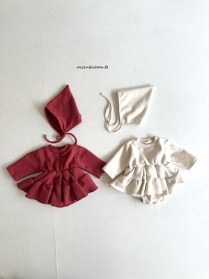 mien bloom B［取寄］chacha suit (bonnet set) 26winter