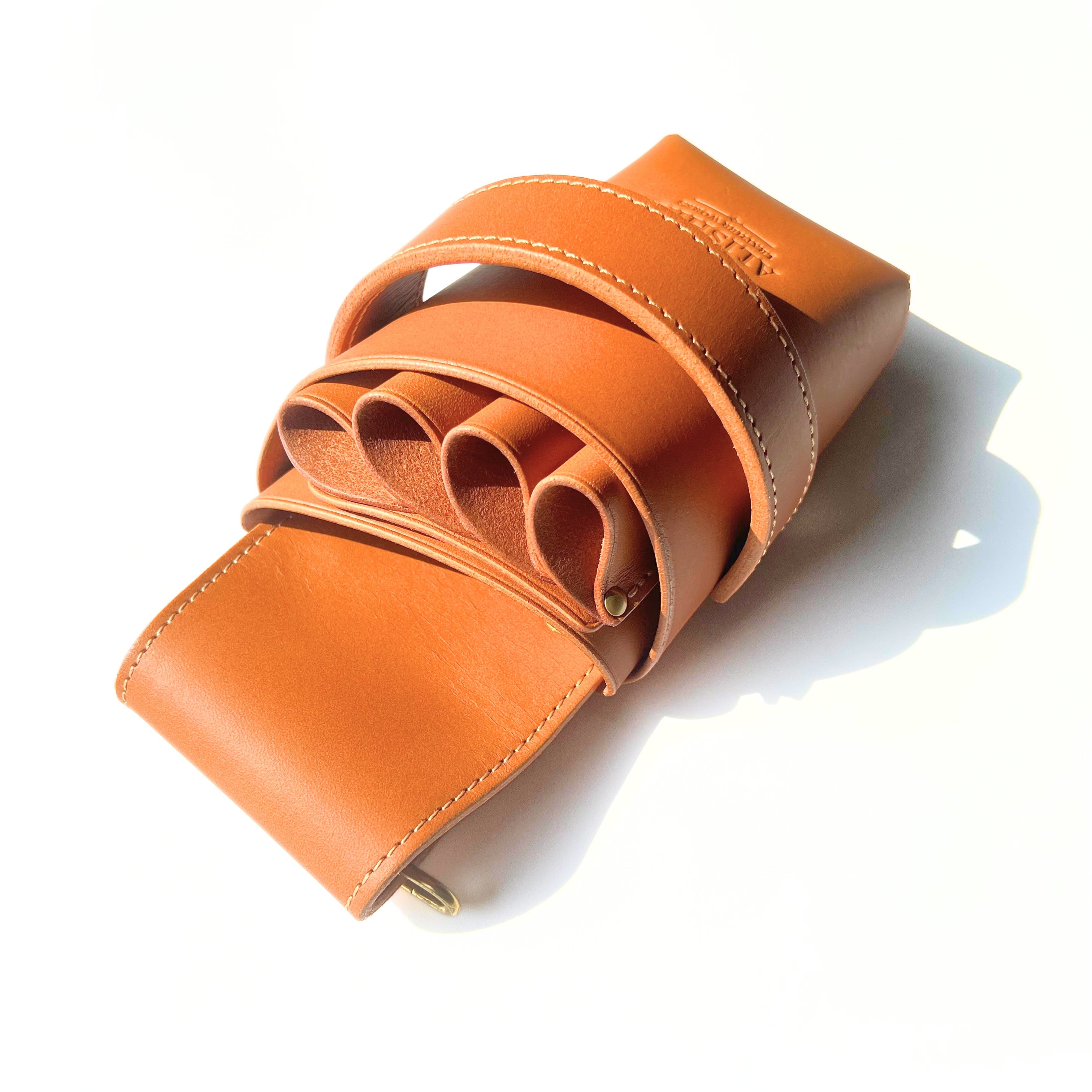 VEL4｜4丁差しシザーケース | ALISHIA LEATHER WORKS