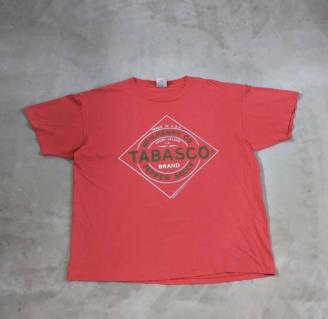 90s tabasco print tee 小岩店 | What