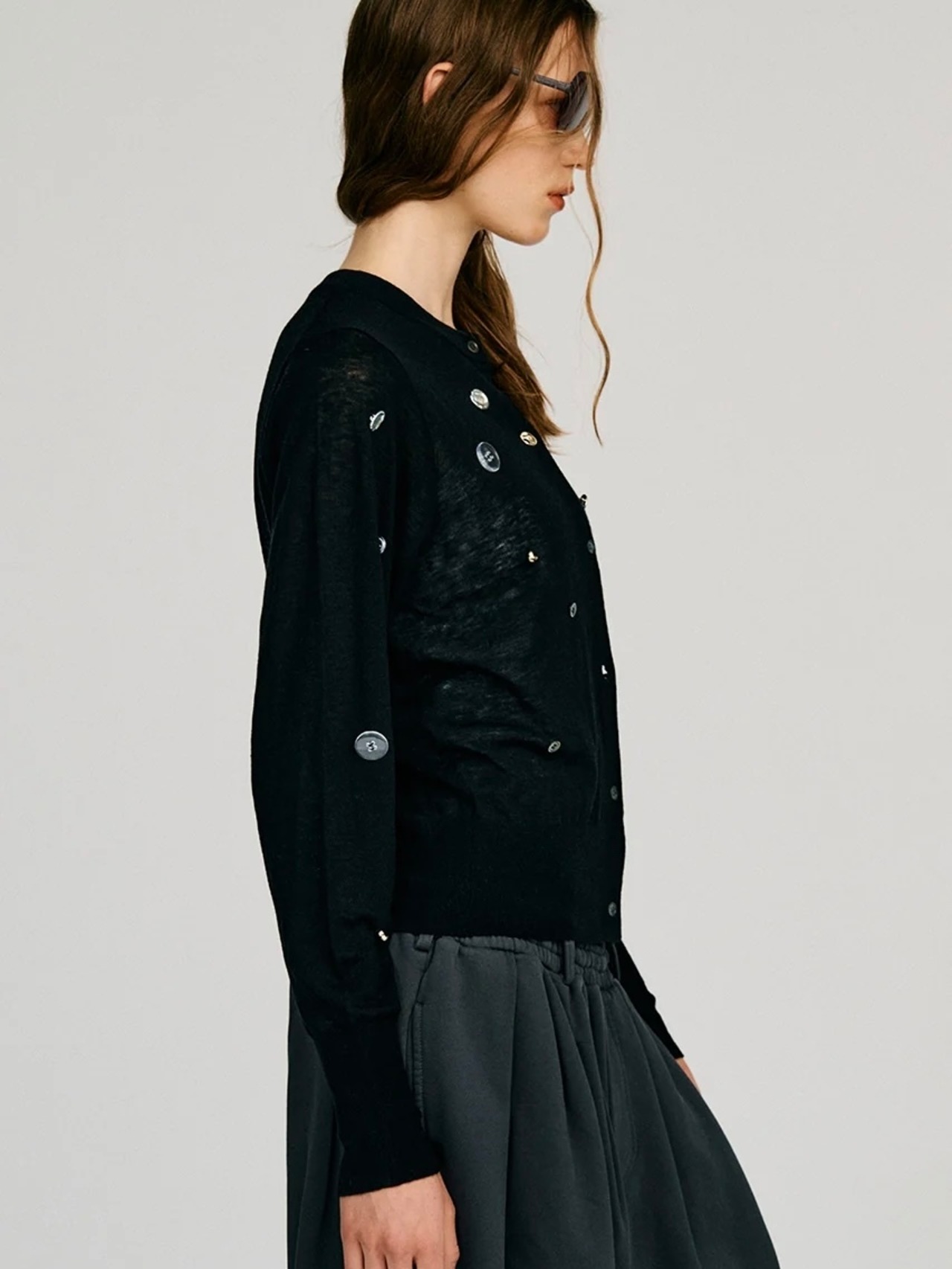 【26AW | WOMEN】PRANK PROJECT プランクプロジェクト / カーディガン / Suivi Wool Playful Button Cardigan. 31262365404 - 4
