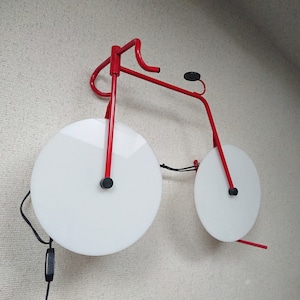 80's Optelma Lighting Bicycle Wall Lamp ウォールランプ スイス製 ポストモダン