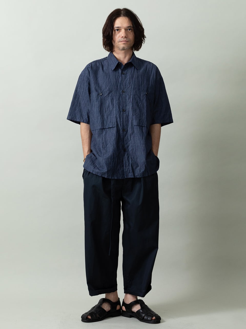 EGO TRIPPING (エゴトリッピング) WAVEWASHER SHIRTS ワッシャーシャツ