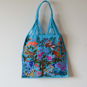 メキシコ シナカンタン刺繍ハンモックバッグ（26-008）