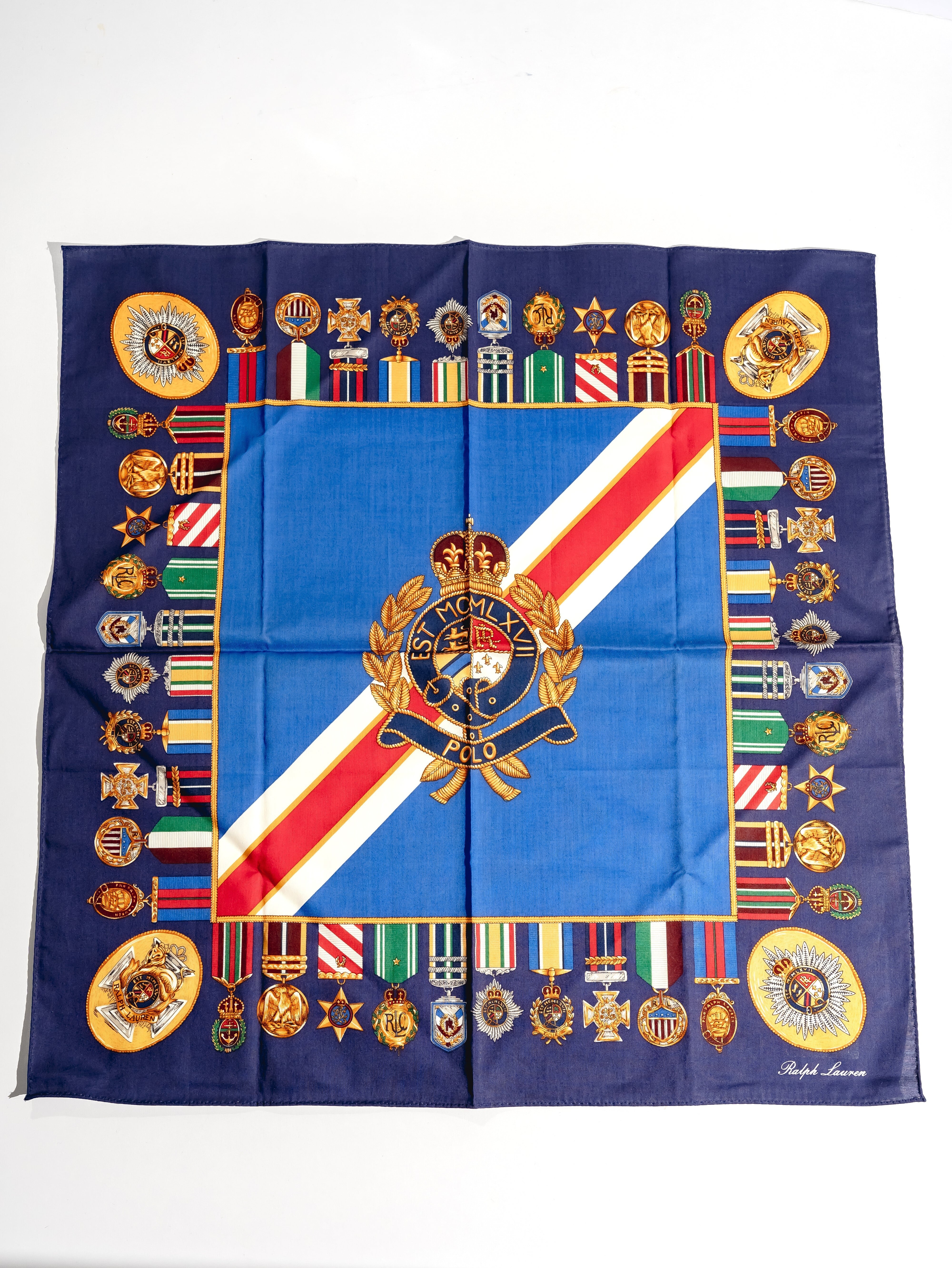 90s Ralph Lauren cotton bandanna