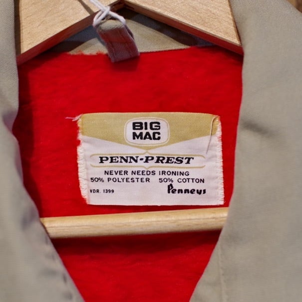 PENNEY'S BIGMAC 50s ビッグマック　ワークジャケット　ベージュ