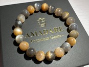 ミックスカラーサンストーンブレスレット