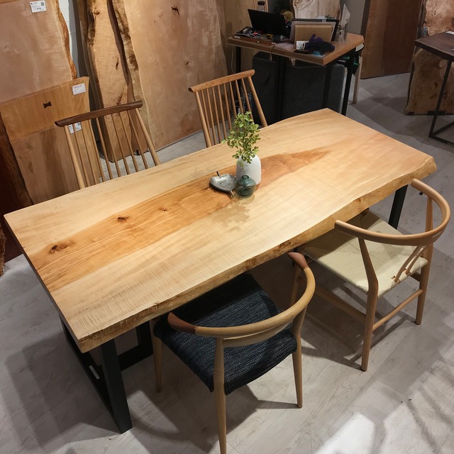 栃（トチ）_1800×790-800-710×55_横浜元店_テーブル天板/一枚板 252617-1