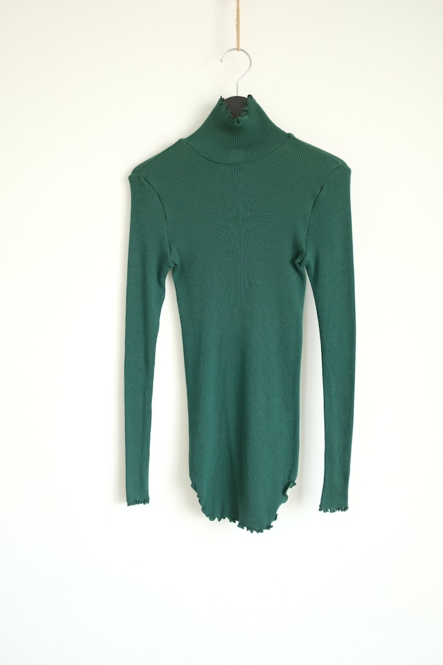 [HAKUJI] Wool rib H/N PO / green