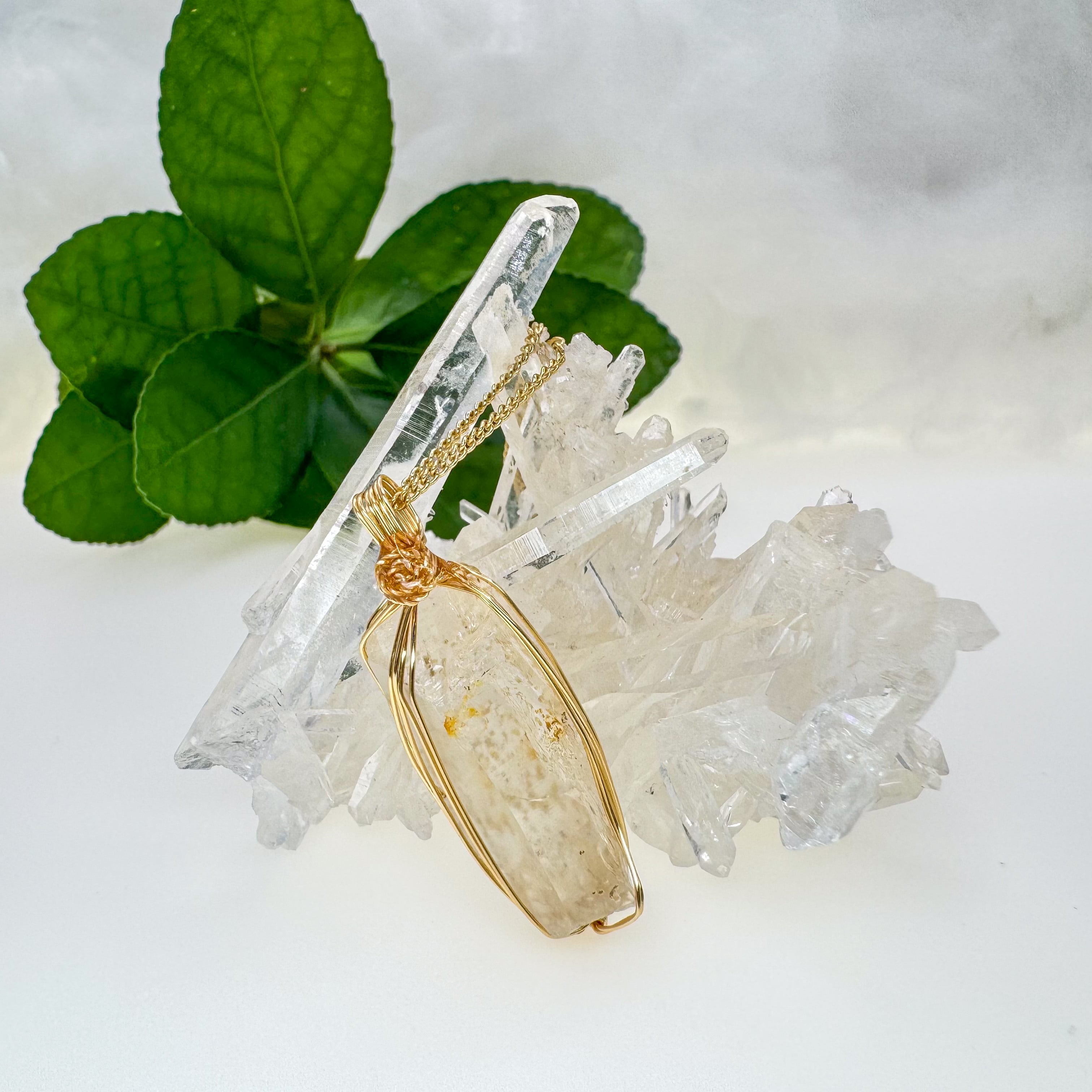 高千穂水晶ネックレス | sunday shop〜宮崎水晶アクセサリー〜