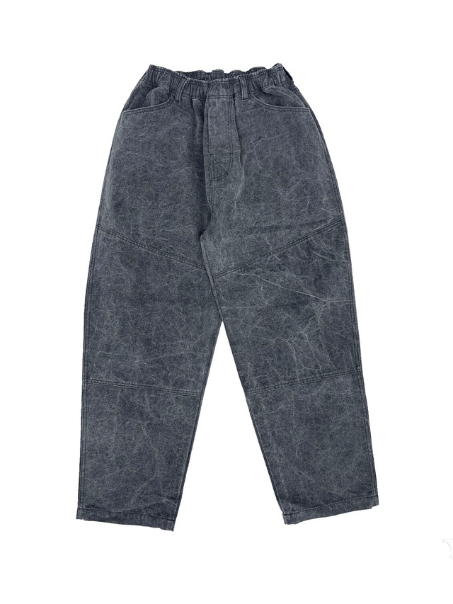 COMFORTABLE REASON / PIGMENT DUCK PANTS - BLACK