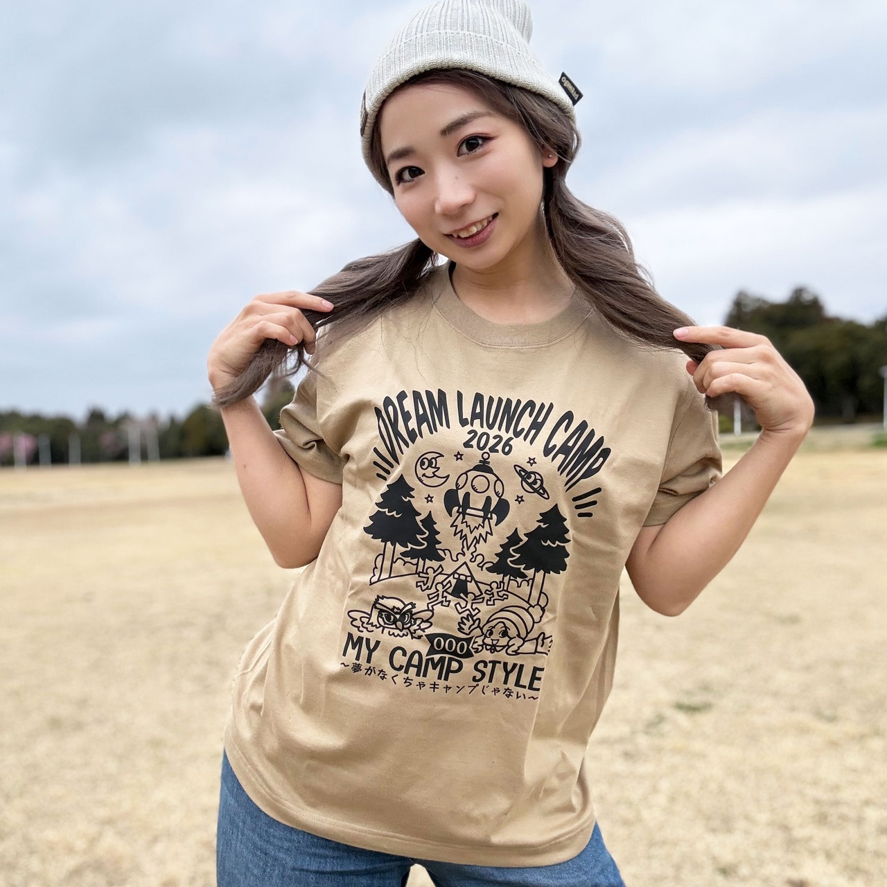 DREAM LAUNCH CAMPTシャツ<my camp style>