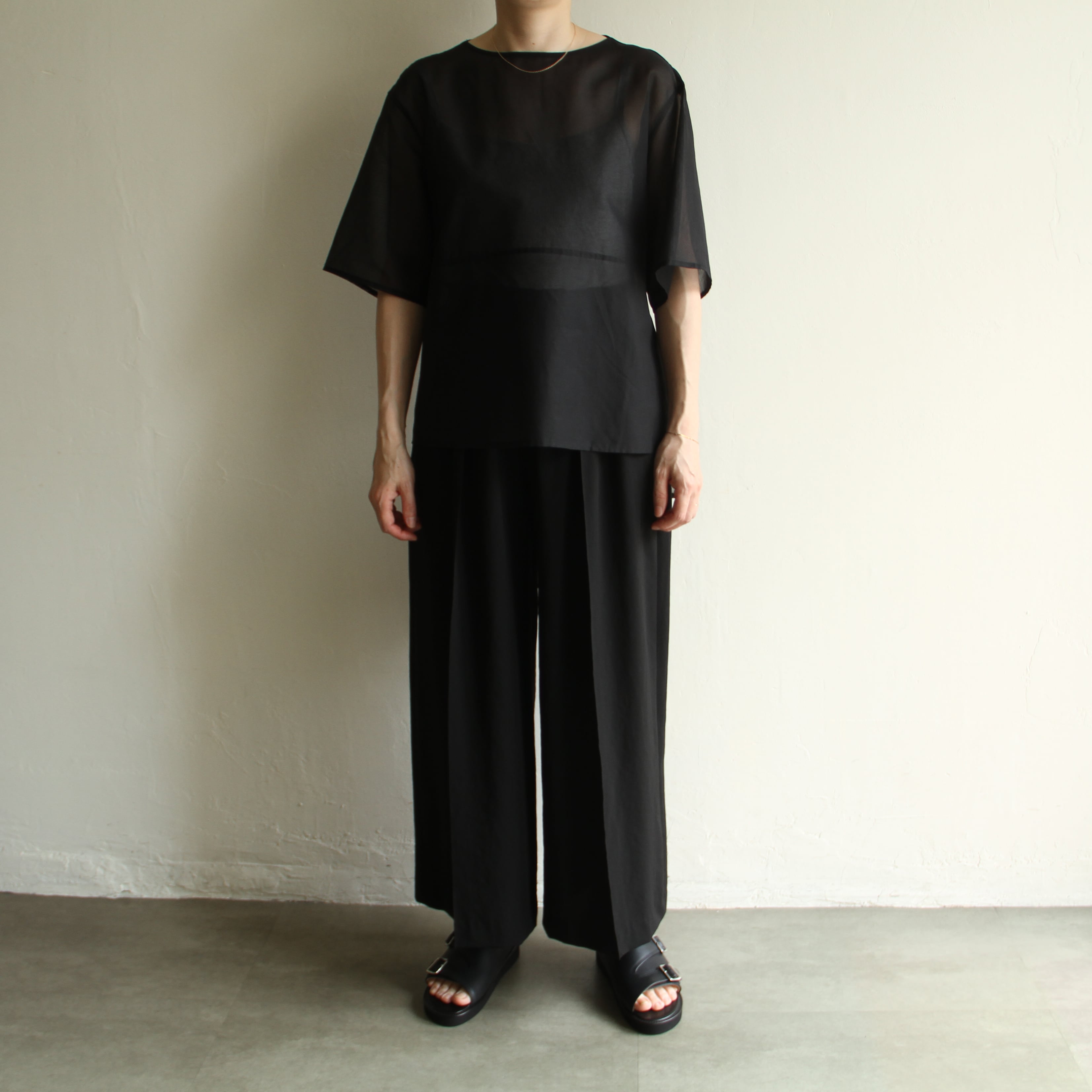 TENNE HANDCRAFTED MODERN【 womens 】Organza half sleeve TENNE HANDCRAFTED MODERN【 womens 】Organza half sleeve