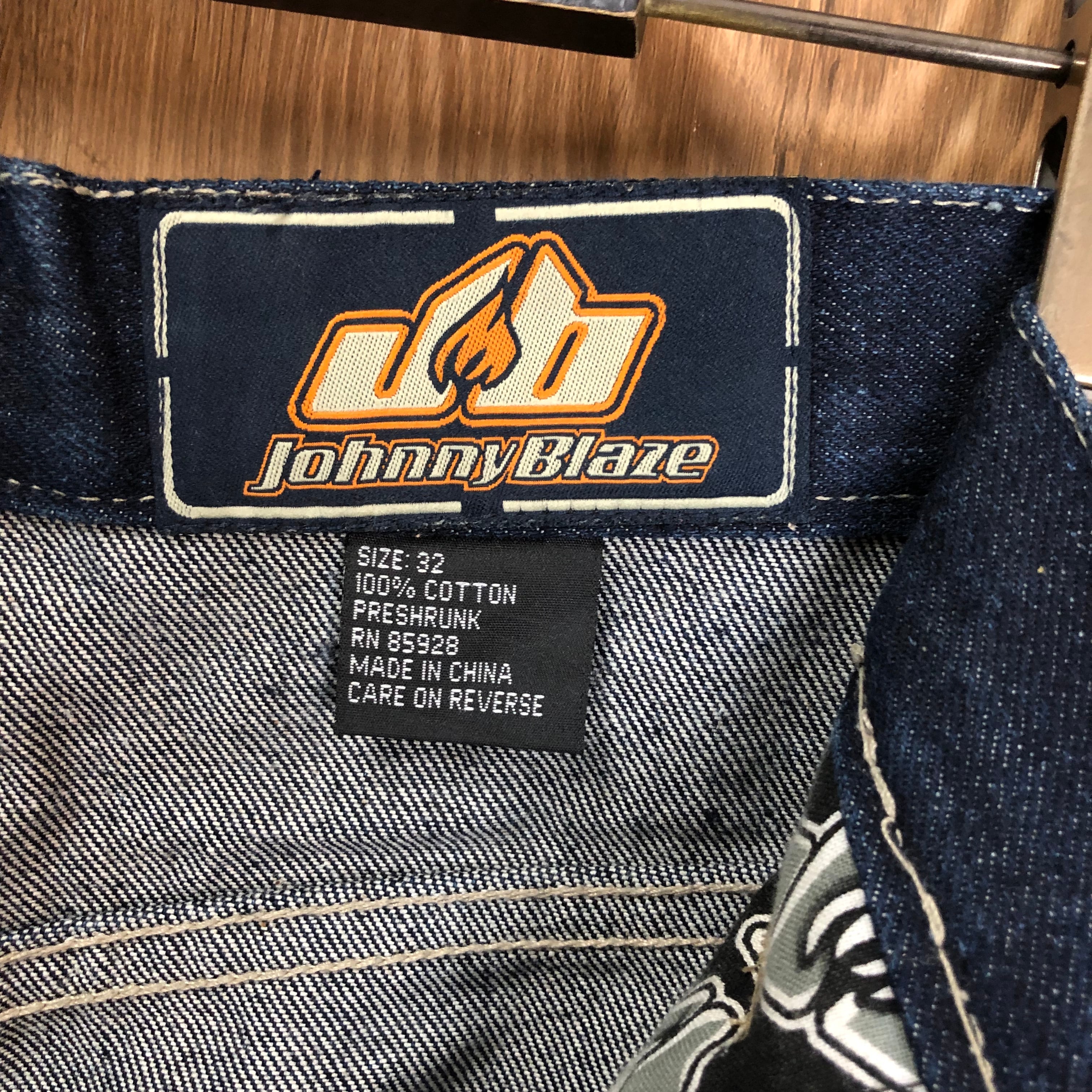 90s VINTAGE JOHNNY BLAZE ヒップホップスタイル デニムカーゴ 90s VINTAGE JOHNNY BLAZE ヒップホップスタイル デニムカーゴ