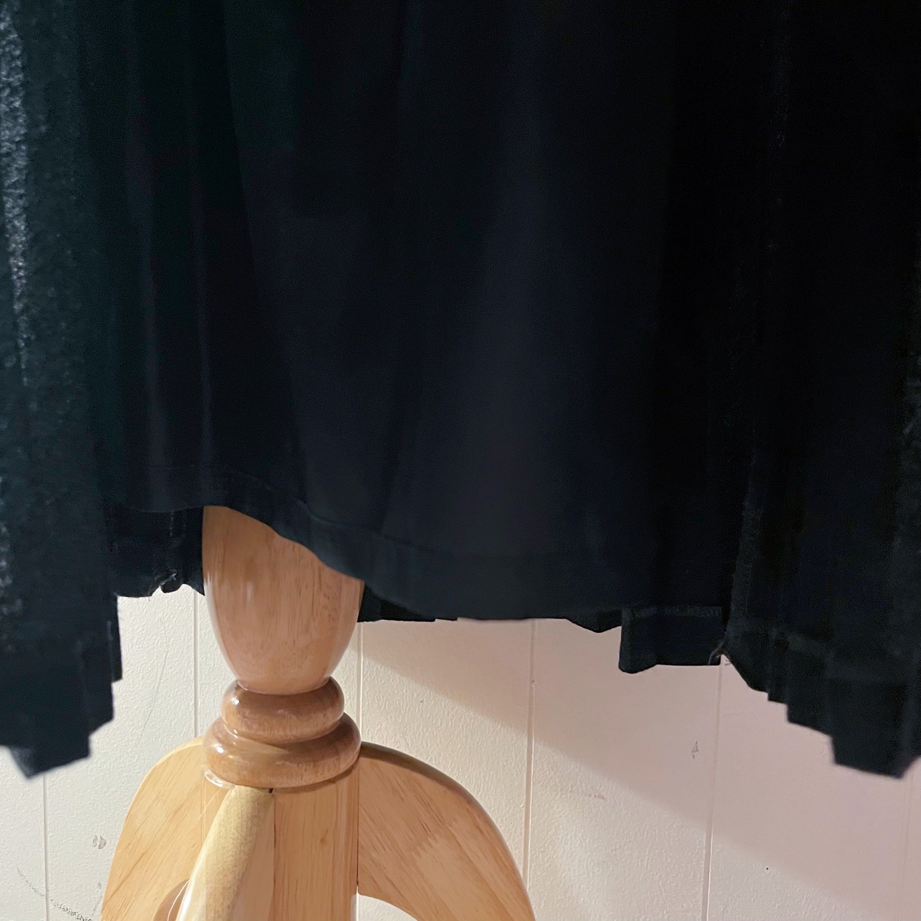 gray accordion pleats skirt