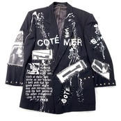 【JK06】 COTEMER プリントテーラードジャケット Paint TAYLOR JACKET