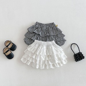 【BABY&KID】チェックケーキスカート