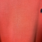 90s POLO RALPH LAUREN 無地スウェット フェードオレンジ ラグラン