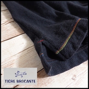 ティグルブロカンテ TIGRE BROCANTE 天空丸 Tシャツ 7分丈 メンズ size L