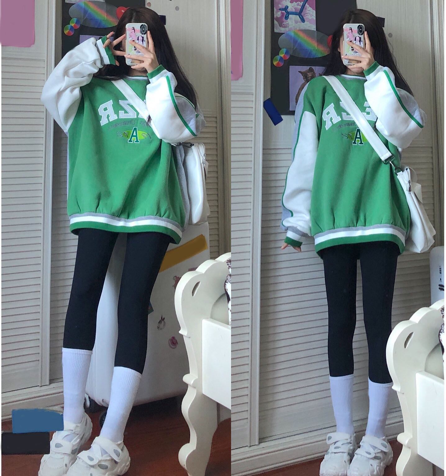 ラウンドネックセーター レディースウィンターベルベットルーズトップス ロング 冬物 Oネック ケッペル31387575313