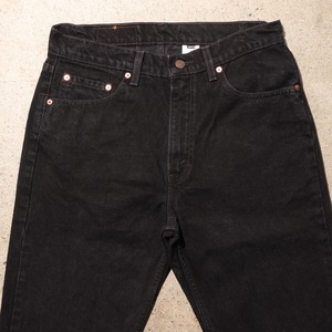 極美品 34×30 Levi’s 505 USA サルファーブラックデニムパンツ リーバイス