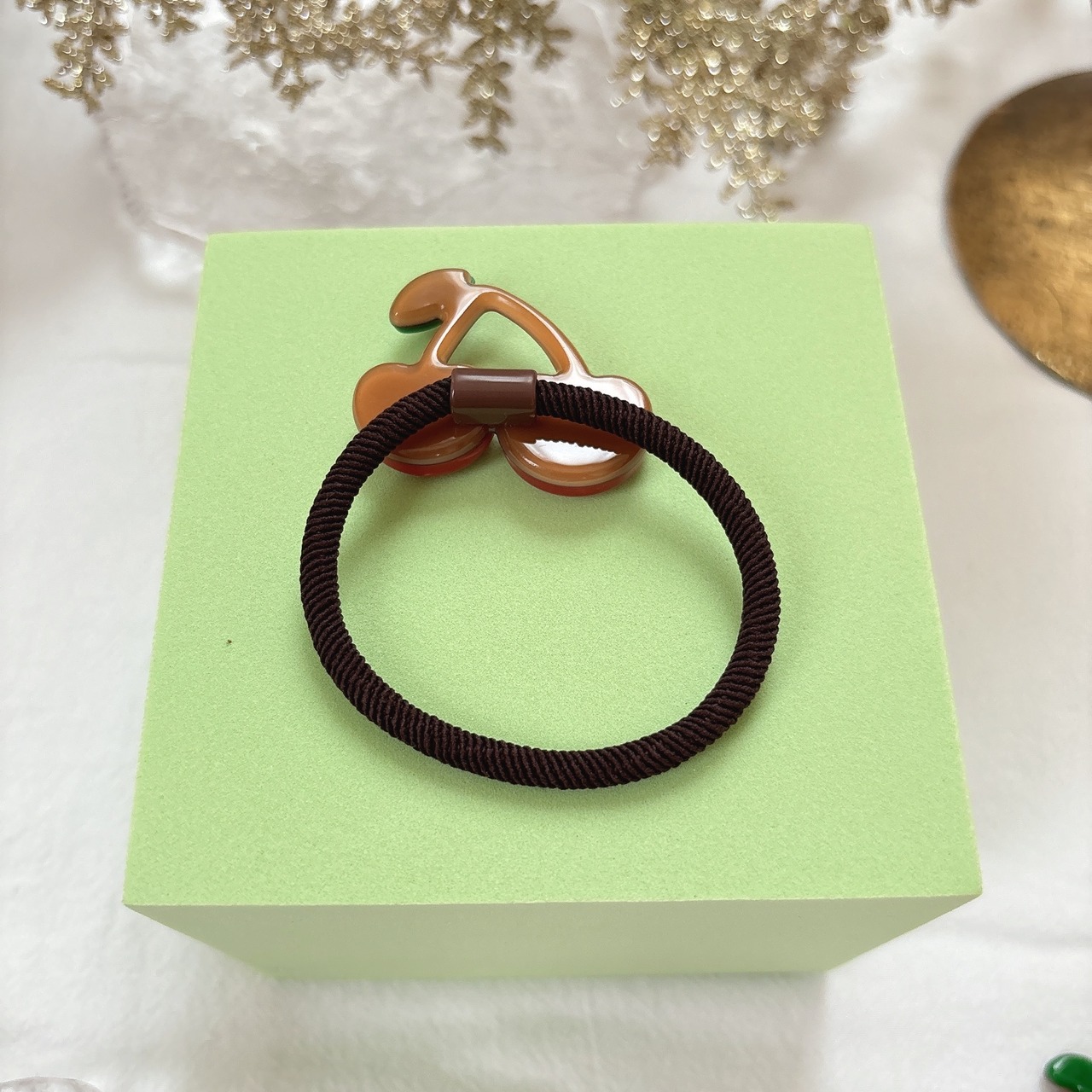 キラキラ　ジューシーフルーツ ヘアゴム