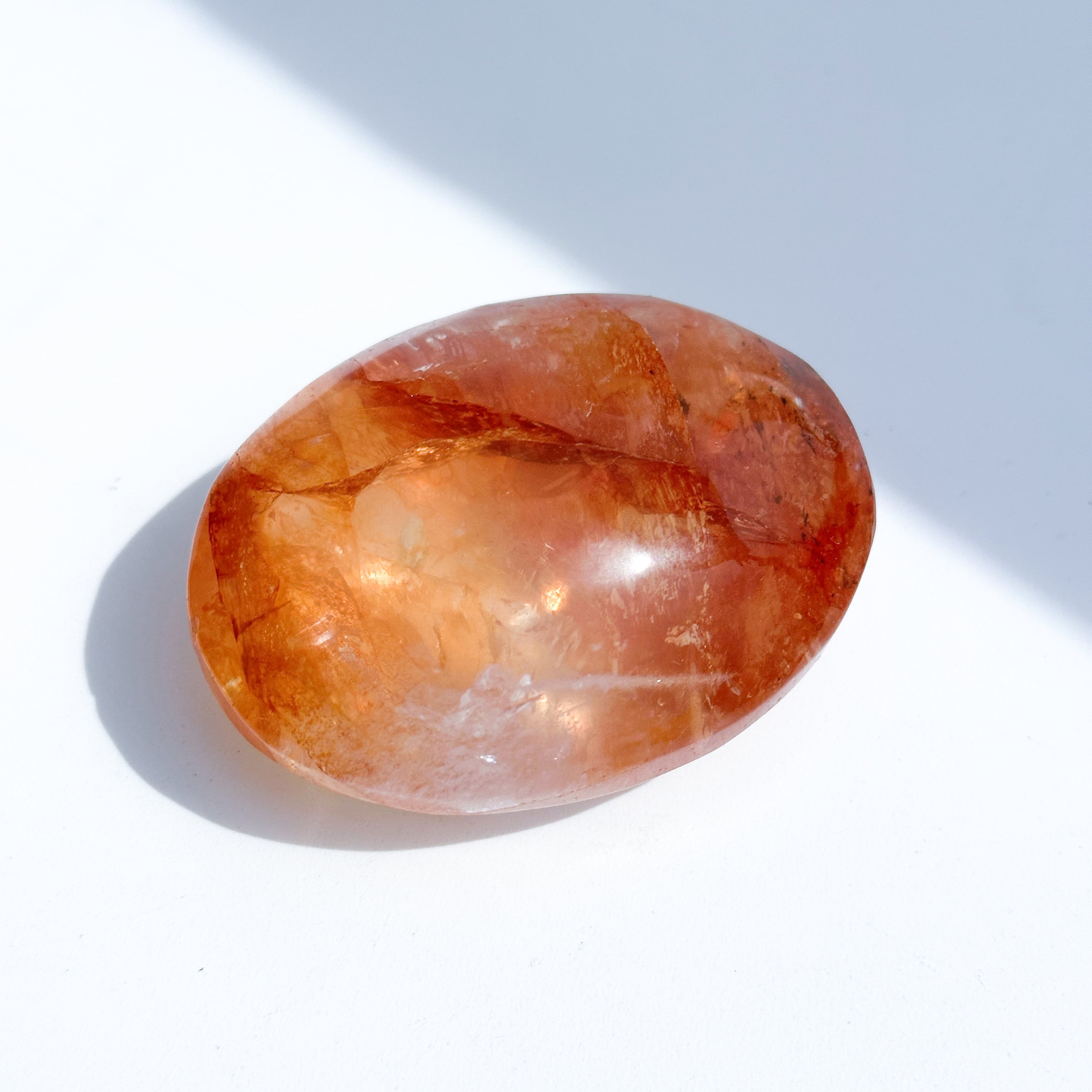 レッドヘマタイトクォーツ パームストーン35◇Red Hematite Quartz
