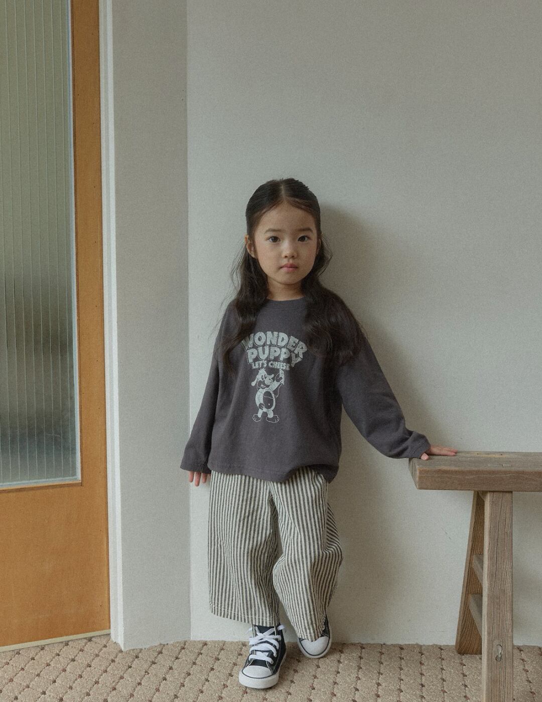 送料無料【予約】/  kids ココストライプパンツ /lalaland