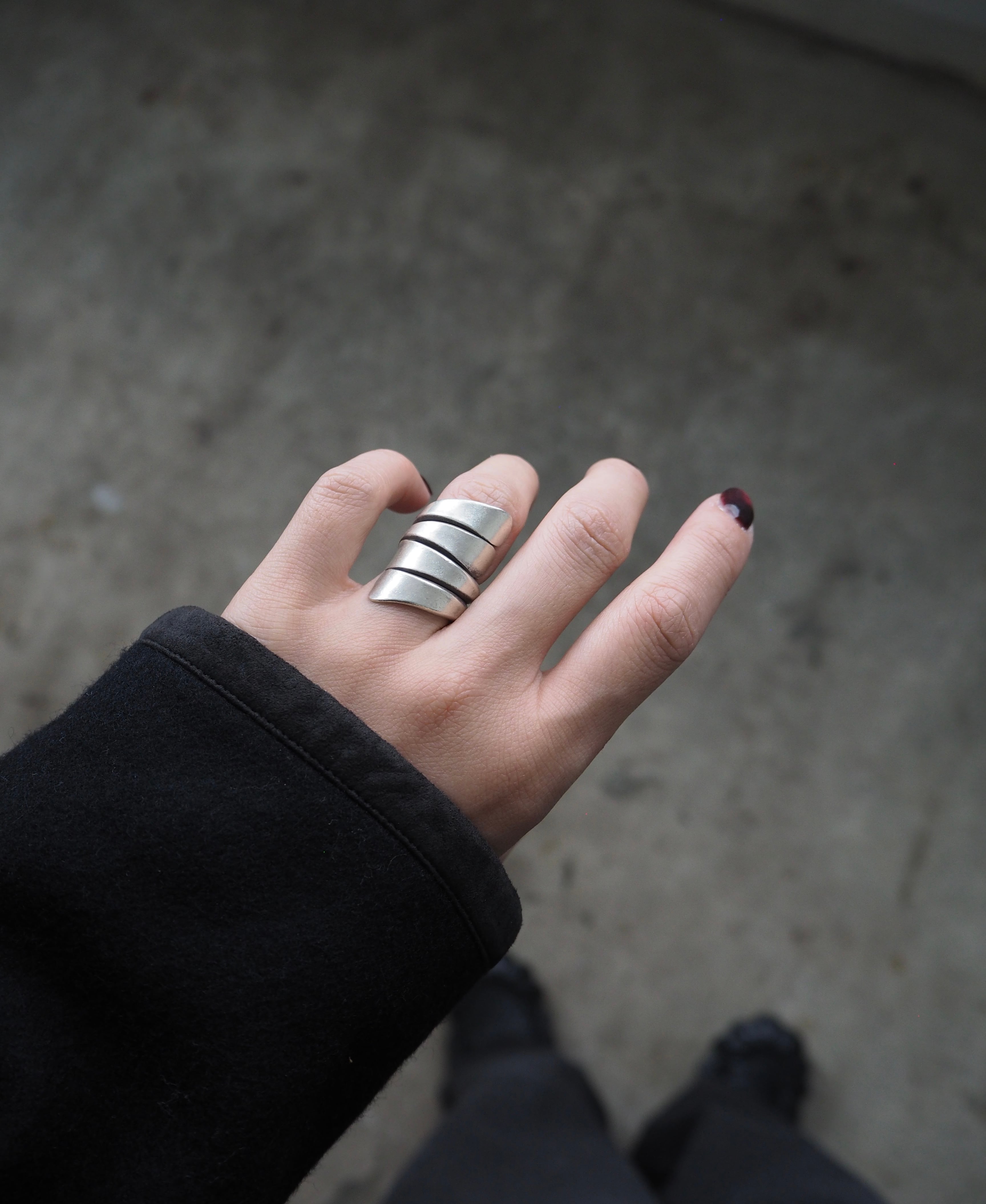 Karen silver / tornado ring | BaA-silver-
