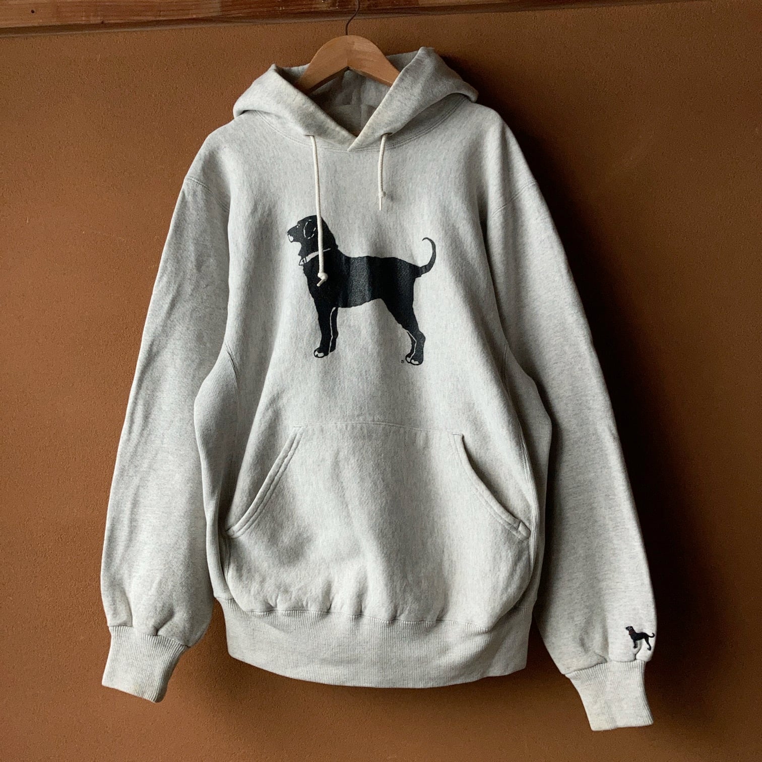 90's The Black Dog スウェットパーカー プルオーバー USA製 SIZE M