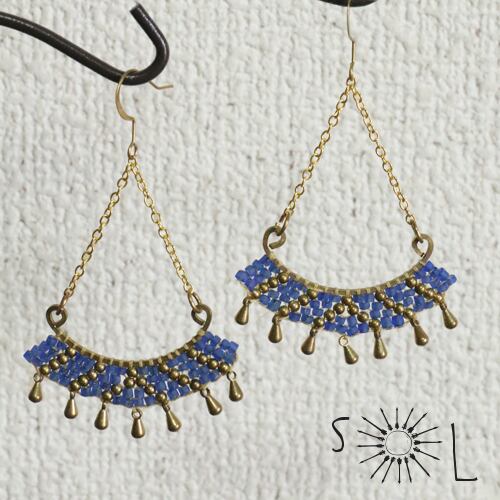 【ピアス】マラケシュの風に揺れるピアス(品番sp309)【オリエンタル トライバル】