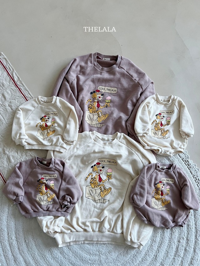 【取寄】thelala｜horang sweatshirt (mom)｜ホランスウェット（ママ）｜FREE｜mom｜26 spring