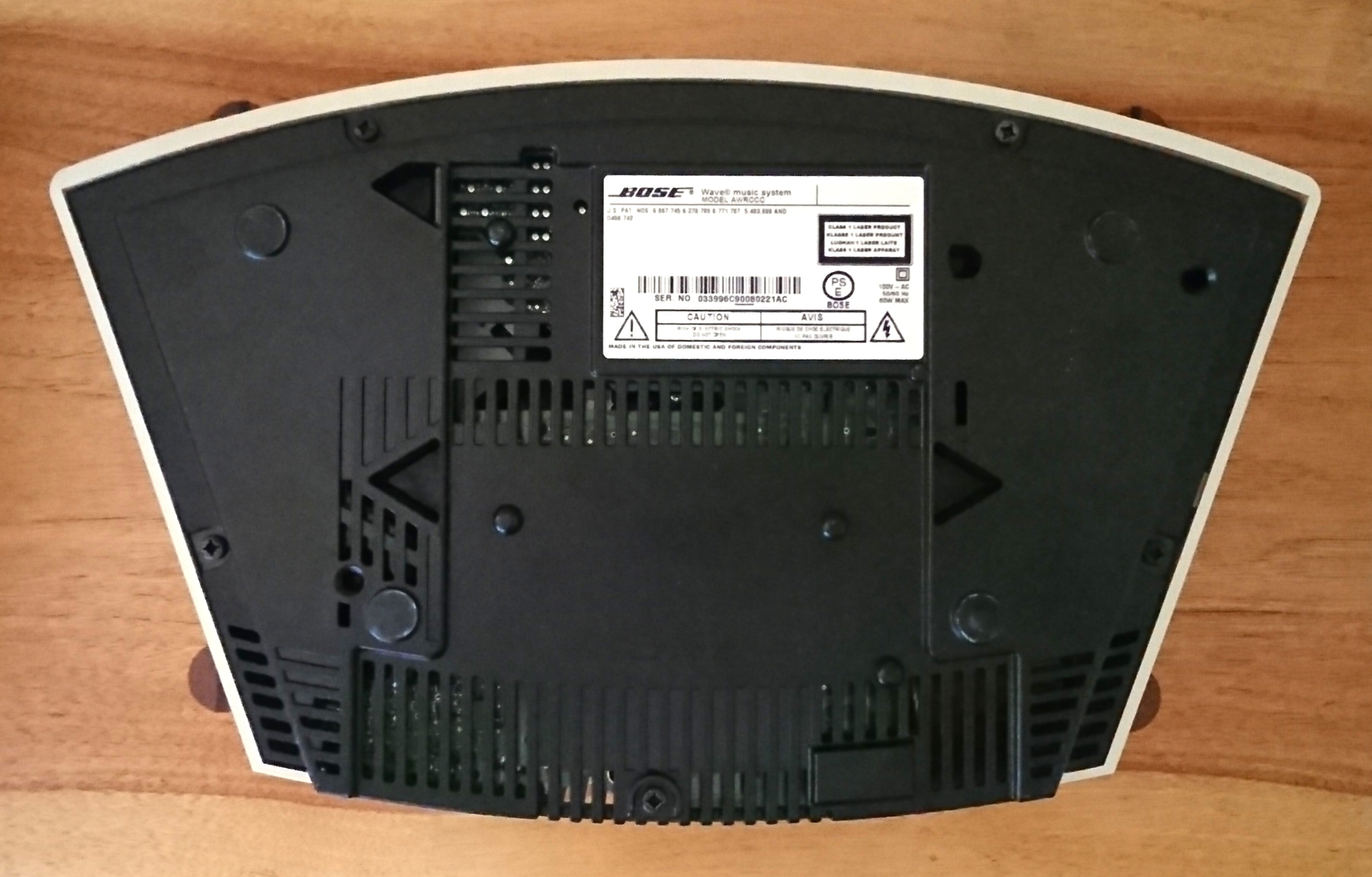 完動品/除菌済】Bose Wave music system AWRCCC プラチナムホワイト