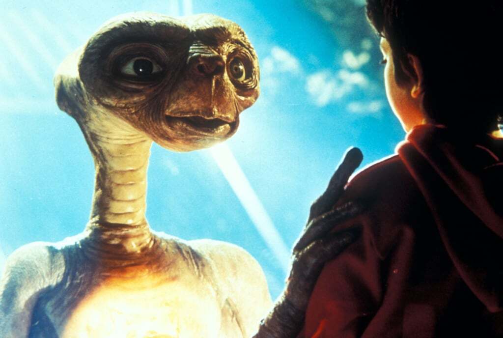 【 E.T. ( イーティー )】 『E.T. &エリオット 』Tee / 映画Tシャツ / 80'MOVIE / Tシャツ / BLACK〚アメリカン雑貨 アメトイ〛