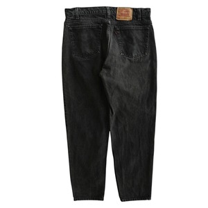 90s Levi's 550 W36 L32 ブラックデニム USA製