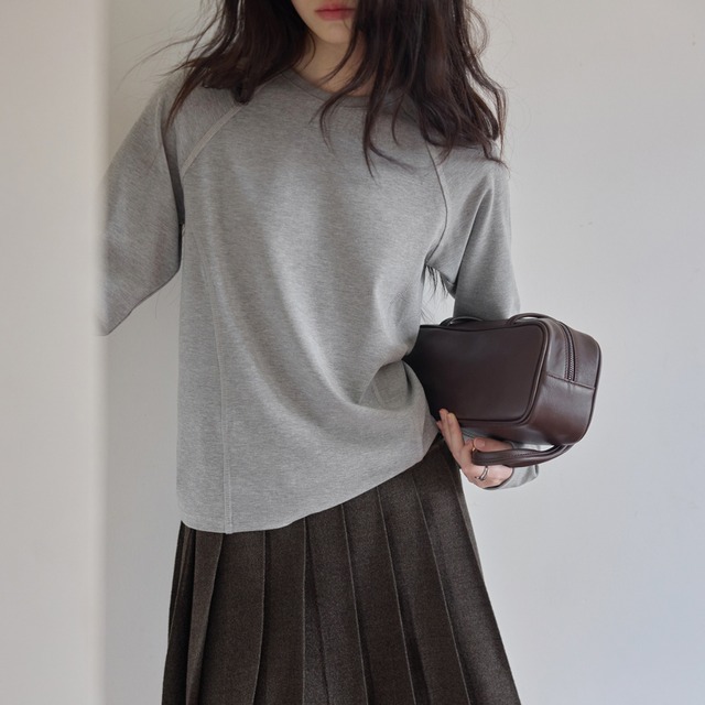 raglan sleeve basic cutsew