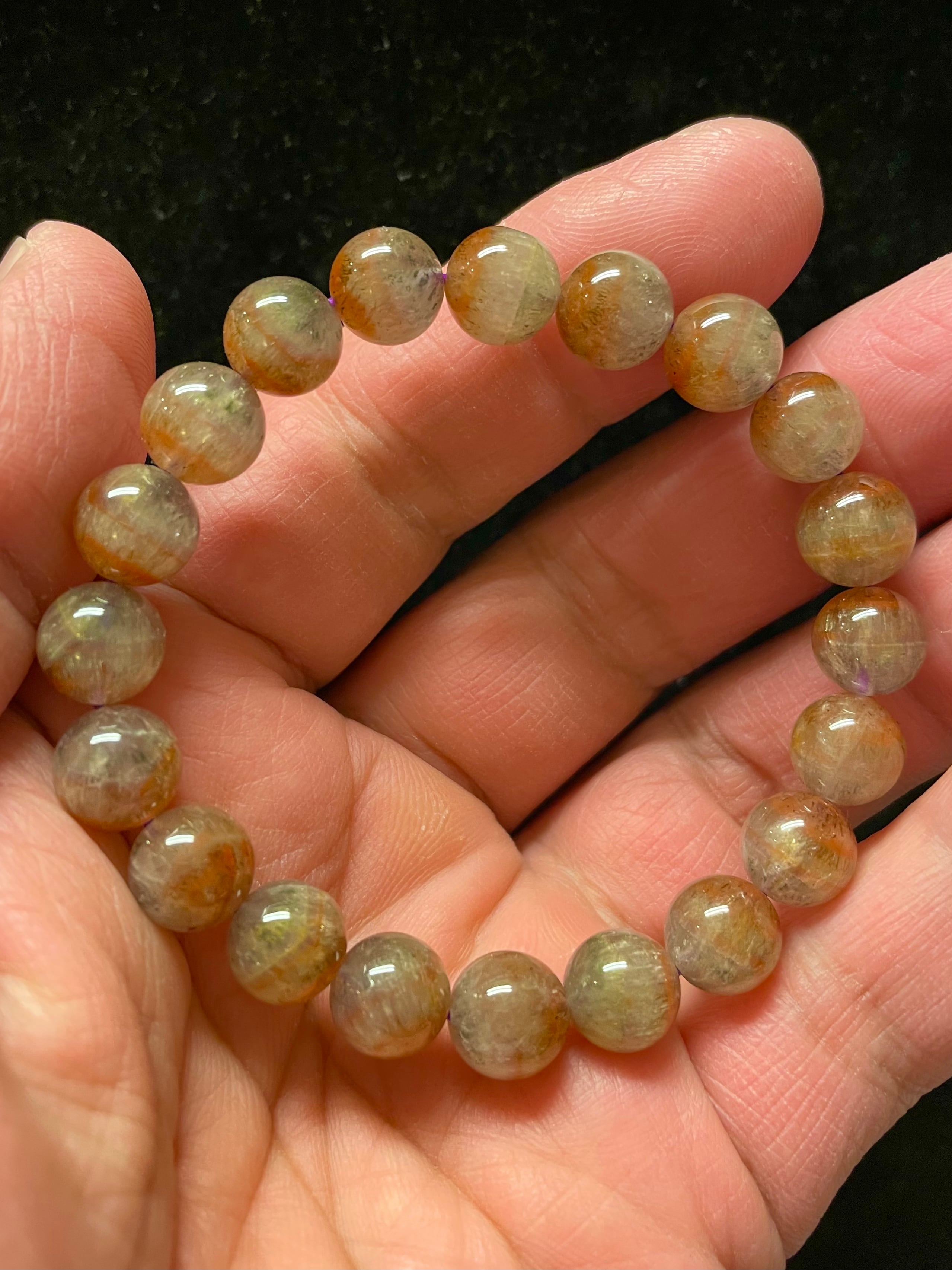 7) 「スーパー・レインボー・アメジスト」ブレスレット